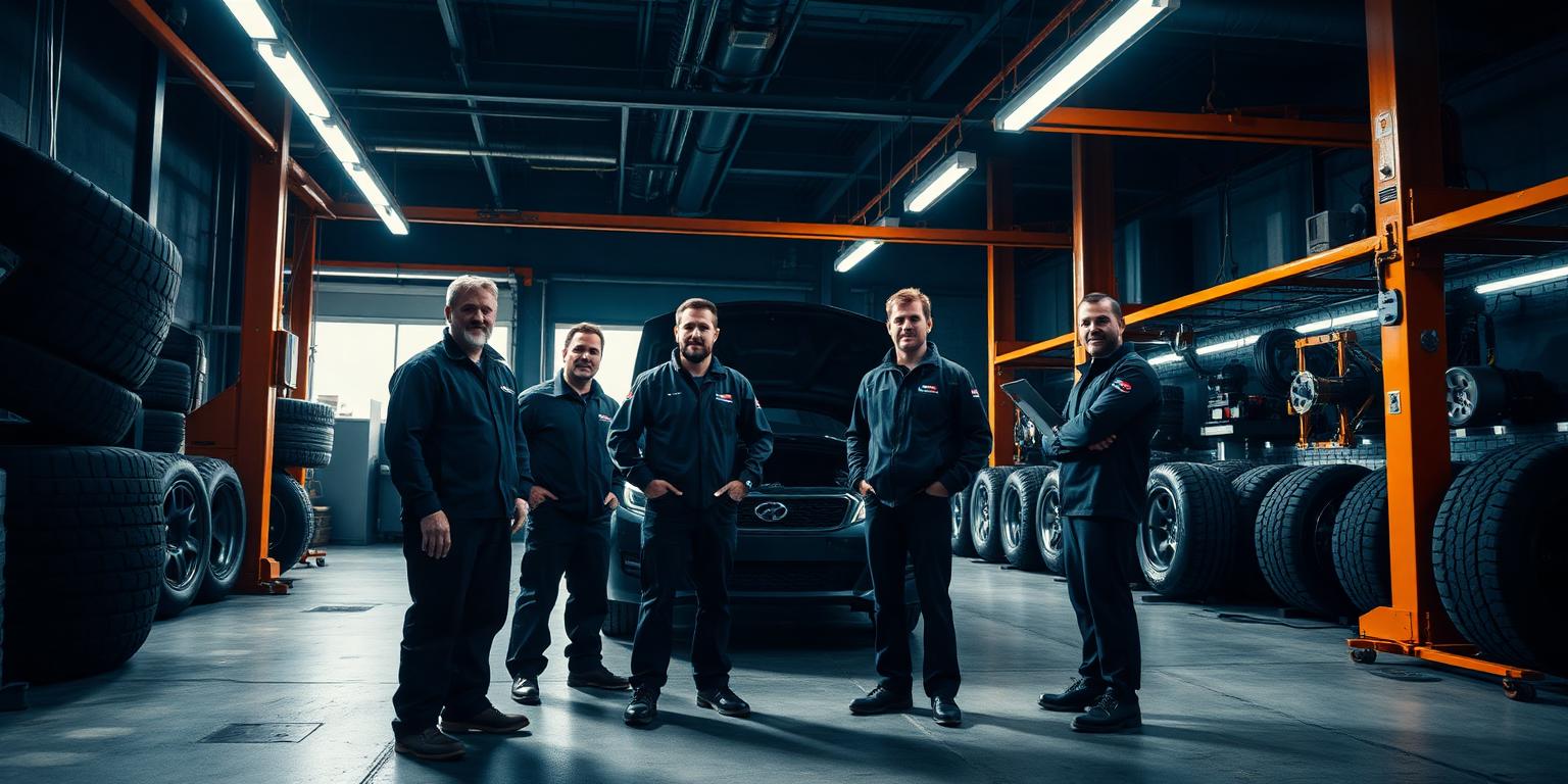 Apex team in the workshop